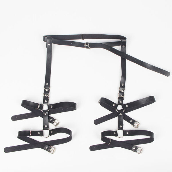 SUBBLIME - GARTER HARNESS WITH RINGS ONE SIZE - Image 4