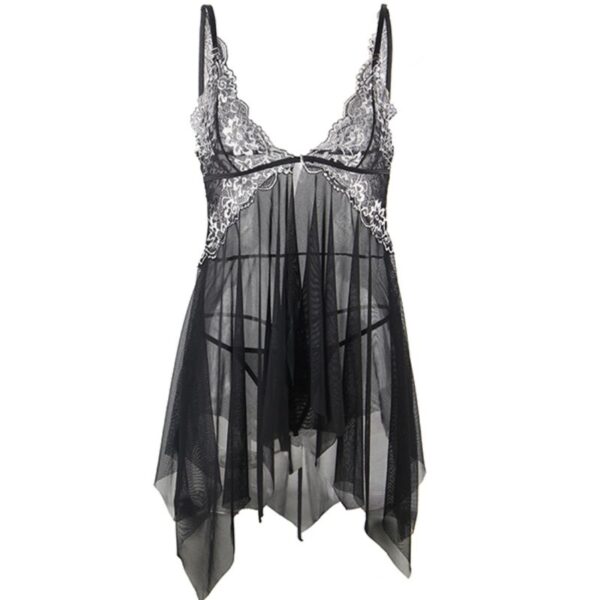 SUBBLIME - BABYDOLL FABRIC TULLE CHEST LACE - Image 5