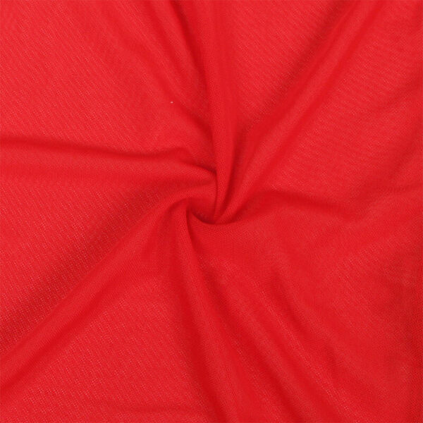 SUBBLIME - TRANSPARENT FABRIC ROBE WITH LACE DETAIL RED - Image 10