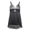 SUBBLIME - BABYDOLL WITH FLORAL PRINT CHEST BLACK - Image 5