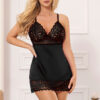 SUBBLIME - BABYDOLL WITH FLORAL PRINT CHEST BLACK - Image 15