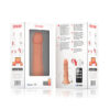 ONINDER - SMALL BOGOTÃ VIBRATOR DILDO 9 SPEEDS NATURAL 22 CM -O- 4.5 CM - FREE APP - Image 8