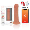 ONINDER - SMALL BOGOTÃ VIBRATOR DILDO 9 SPEEDS NATURAL 22 CM -O- 4.5 CM - FREE APP