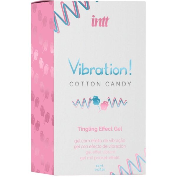 INTT - POWERFUL INTIMATE STIMULANT COTTON CANDY LIQUID VIBRATOR GEL 15 ML - Image 3
