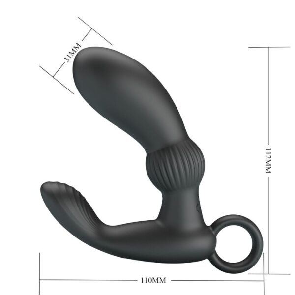 PRETTY LOVE - CAYLA ANAL VIBRATOR MASSAGER BLACK - Image 5