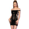CHILIROSE - CR 4711 BLACK DRESS