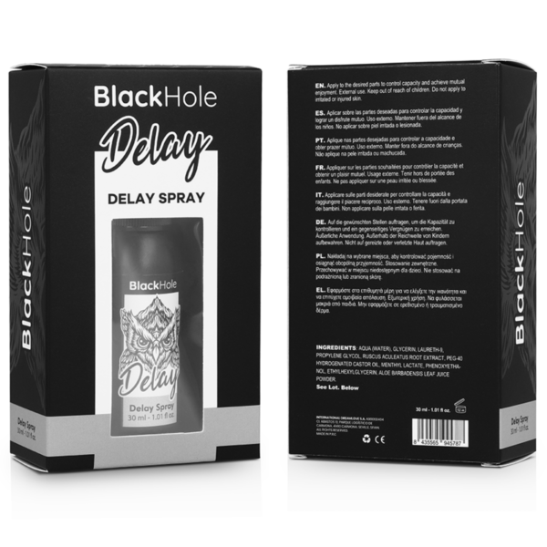 BLACK HOLE - DELAY SPRAY WATER BASED 30 ML - Image 7