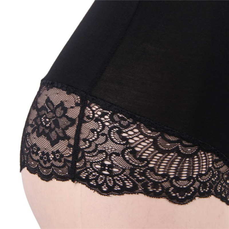 SUBBLIME - BLACK FLORAL LACE DETAIL TEDDY - Image 11