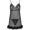 LIVCO CORSETTI FASHION - ZERUNAM SET BABYDOLL + BLACK THONG - Image 3