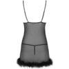 LIVCO CORSETTI FASHION - ZERUNAM SET BABYDOLL + BLACK THONG - Image 4