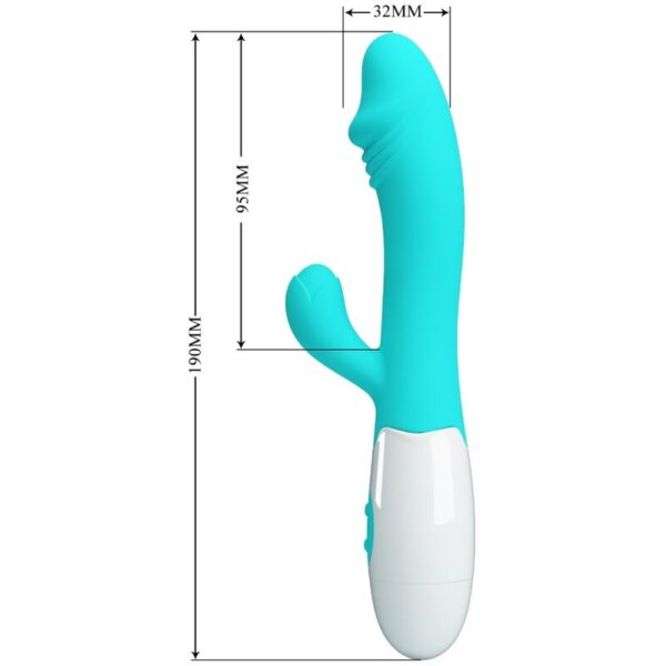 PRETTY LOVE - SNAPPY G-SPOT VIBRATOR AQUA GREEN - Image 6