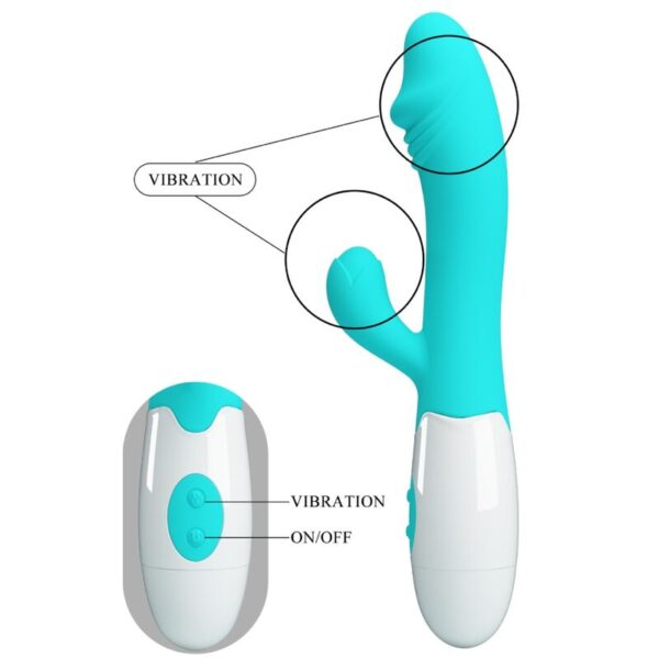 PRETTY LOVE - SNAPPY G-SPOT VIBRATOR AQUA GREEN - Image 7