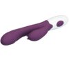 PRETTY LOVE - BUTTERFLY KISS RABBIT VIBRATOR & G-SPOT STIMULATOR PURPLE - Image 5