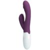 PRETTY LOVE - BUTTERFLY KISS RABBIT VIBRATOR & G-SPOT STIMULATOR PURPLE - Image 3