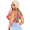 LEG AVENUE - MULTICOLOR NET TOP - Image 2