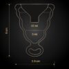 G-VIBE - GCUP BLACK MENSTRUAL CUP - Image 4