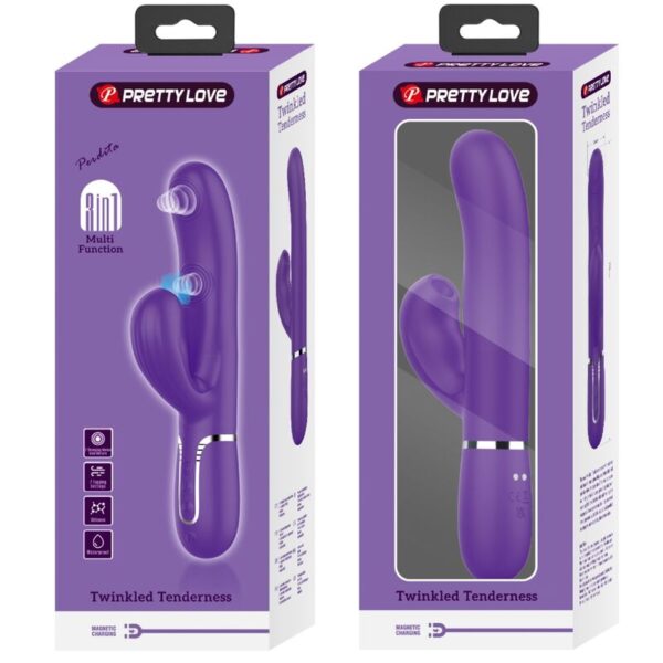 PRETTY LOVE - PERLITA G-SPOT VIBRATOR 3 IN 1 MULTIFUNCTION PURPLE - Image 11
