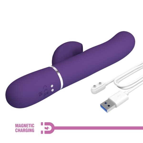 PRETTY LOVE - PERLITA G-SPOT VIBRATOR 3 IN 1 MULTIFUNCTION PURPLE - Image 10