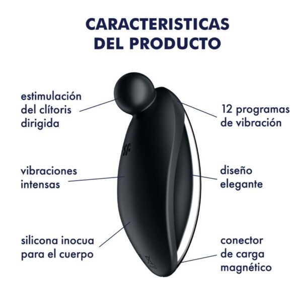 SATISFYER - SPOT ON 2 LAY-ON VIBRATOR BLACK - Image 4