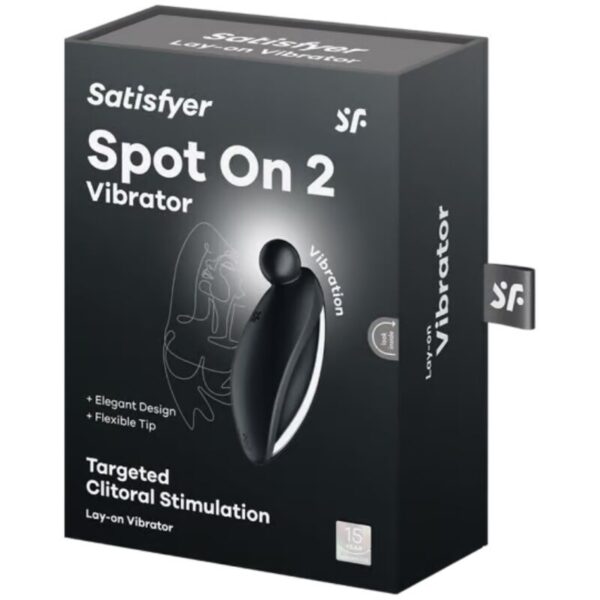 SATISFYER - SPOT ON 2 LAY-ON VIBRATOR BLACK - Image 5