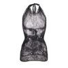 SUBBLIME - 952075 SHORT FISHNET DRESS WITH BACK BACK AND HEART DETAIL BLACK ONE SIZE - Image 5