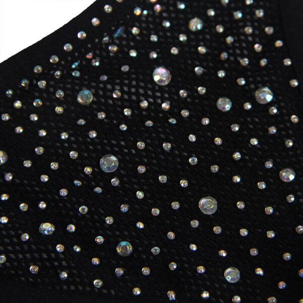SUBBLIME - 952174 FISHNET BODYSTOCKING WITH GLOVES AND DIAMONDS BLACK ONE SIZE - Image 9