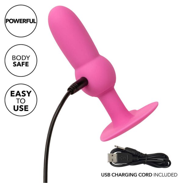 CALEXOTICS - FIRST TIME ANAL PLUG BEADED PROBE 10 VIBRATIONS PINK - Image 8