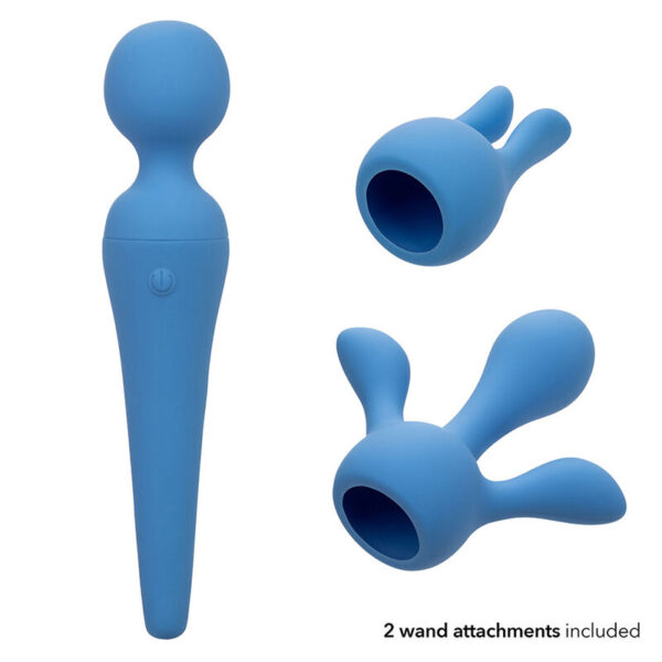 CALEXOTICS - COUTURE KIT VIBRATOR WAND 10 VIBRATIONS BLUE - Image 6