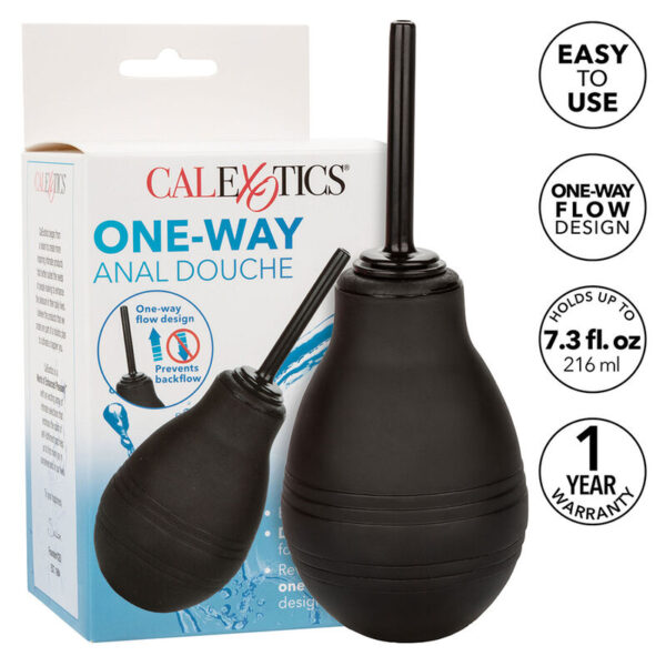 CALEXOTICS - ONE WAY ANAL DOUCHE BLACK - Image 2