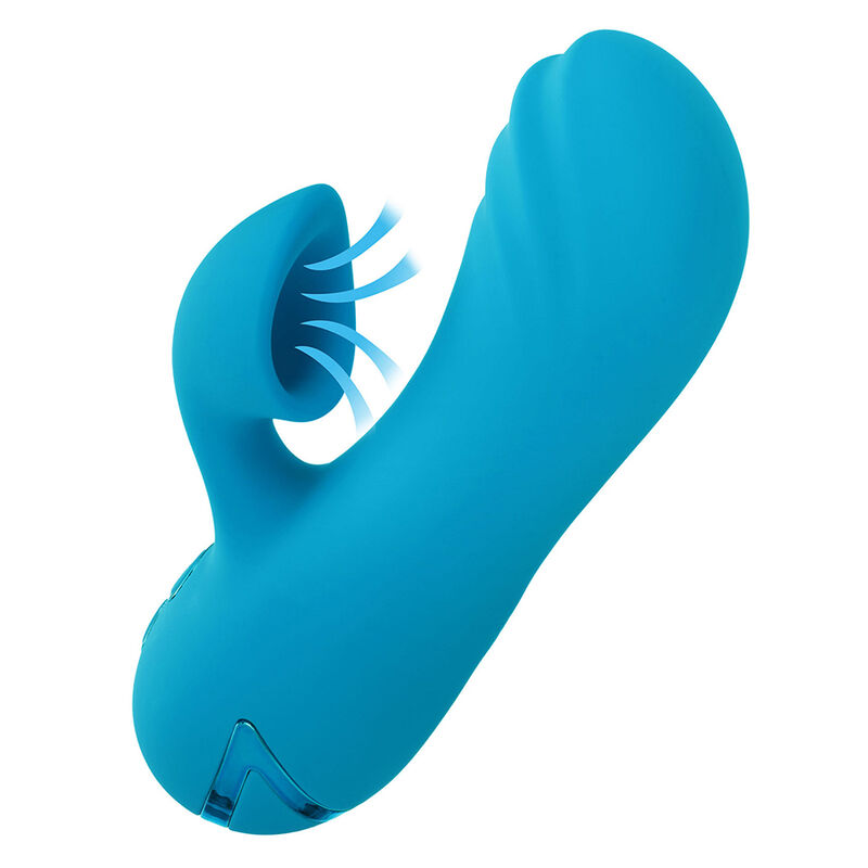 CALEXOTICS - SUNSET BEACH SEDUCER VIBRATOR & STIMULATOR 10 FUNCTIONS BLUE - Image 5