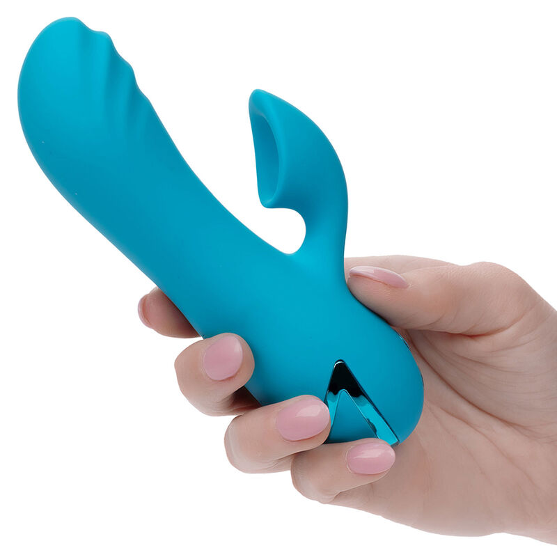 CALEXOTICS - SUNSET BEACH SEDUCER VIBRATOR & STIMULATOR 10 FUNCTIONS BLUE - Image 7