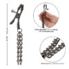 CALEXOTICS - EUPHORIA CHAIN NIPPLE CLAMPS 14.5 CM - Image 5