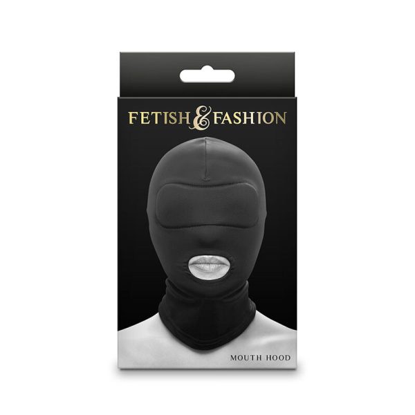 NS NOVELTIES - FETISH & FASHION MOUTH HOOD NYLON BLACK - Image 2