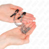 KINK - NIPPLE CLAMPS WITH 2 THICK CHAINS SILVER 20/23 CM - Image 3