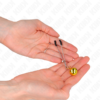 KINK - THIN BELL NIPPLE CLAMPS GOLD 7 CM - Image 3