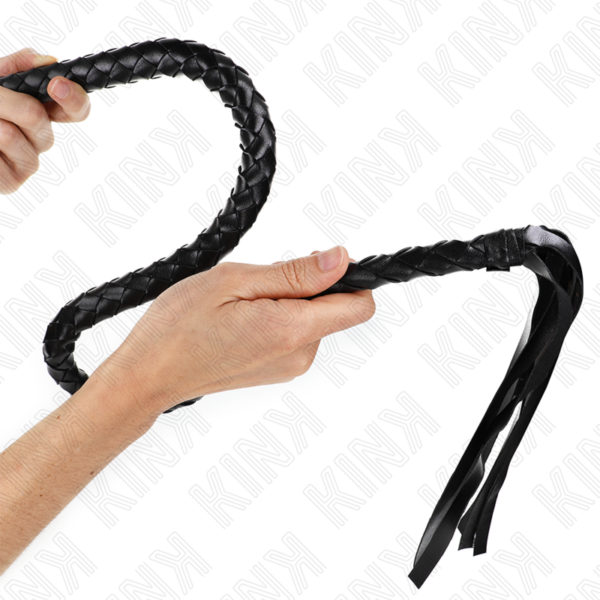 KINK - SNAKE WHIP WITH BLACK HAND RING 65 CM - Image 2