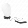 KINK - PVC LEATHER NECKLACE WITH BELT 105 CM RHINESTONE RIVET 41.5 X 4 CM - Image 2