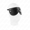 KINK - LEATHERETTE MASK WITH DETACHABLE EYE COVERS 22 x 9 CM - Image 3