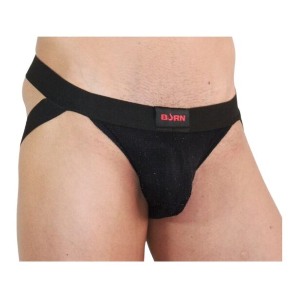 BURN - 003 JOCK SHINY BLACK