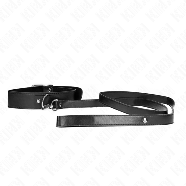 KINK - NECKLACE WITH BELT 116 CM BLACK STRAP ADJUSTABLE 32-50 CM X 8 CM - Image 2