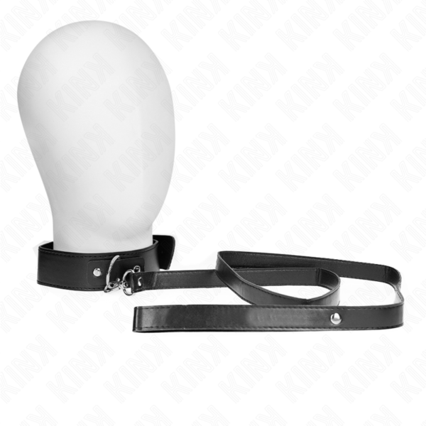 KINK - NECKLACE WITH BELT 116 CM BLACK STRAP ADJUSTABLE 32-50 CM X 8 CM - Image 3