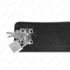 KINK - NECKLACE WITH BELT 65 CM WITH WIDE BLACK STRAP ADJUSTABLE 33.5-41 CM X 5 CM - Image 6
