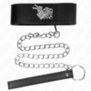 KINK - NECKLACE WITH BELT 65 CM WITH WIDE BLACK STRAP ADJUSTABLE 33.5-41 CM X 5 CM - Image 5