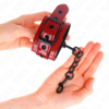 KINK - DARK RED WRIST CUFFS 23 X 5 CM - Image 3