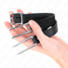 KINK - METAL HOOK GAG 11.5 CM WITH LEATHERETTE STRAP ADJUSTABLE 39-58 CM X 2 CM - Image 3