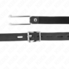 KINK - METAL HOOK GAG 11.5 CM WITH LEATHERETTE STRAP ADJUSTABLE 39-58 CM X 2 CM - Image 4