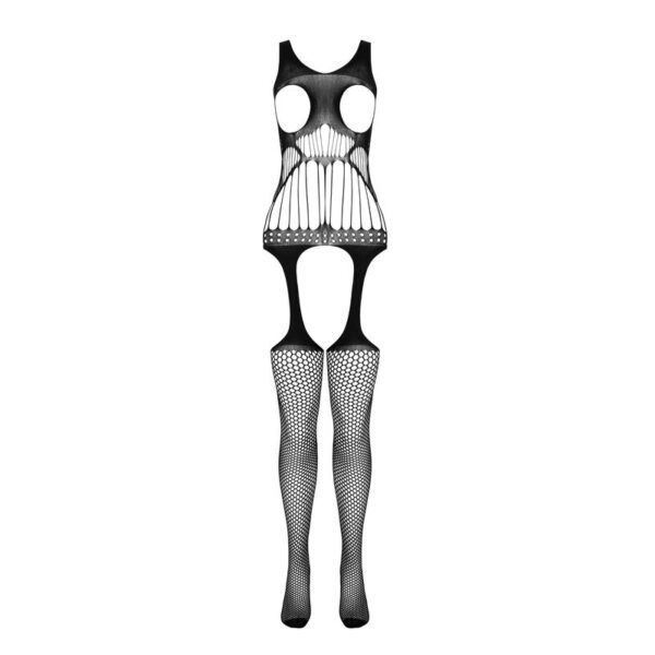 PASSION - BS 106 BODYSTOCKING BLACK ONE SIZE - Image 4