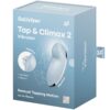 SATISFYER - TAP & CLIMAX 2 VIBRATOR & STIMULATOR BLUE - Image 7