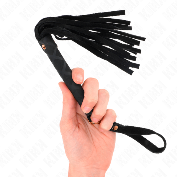 KINK - BLACK SUEDE MINI WHIP 30 CM - Image 2