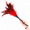 KINK - RED MAIDS HORN SHAPED TICKLE CHICKEN FEATHERS 36 CM - Image 2